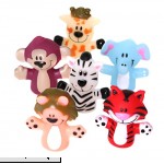 SNInc. Animal Finger Puppets for Kids 24 Zoo Themed Puppets Per Pack  B0799QPSNW